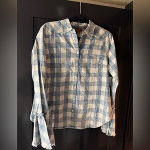 Scully Plaid Button-Up Shirt